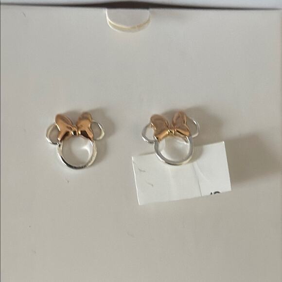 Disney | Rose Gold Sterling Silver Stud Earrings NIB - Picture 5 of 7